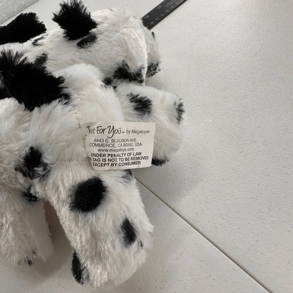 Megatoys Dalmatian Puppy Plush Pair Red Bows 8